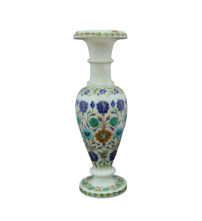 Marble Inlay Flower Vase..