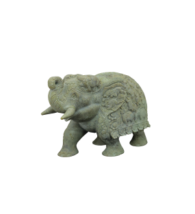 Green Marble Elephant Statue